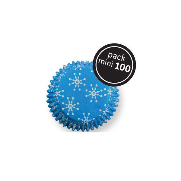 MINI-Cupcakeform, Schneeflocke 100 Stück - Kuchenwunder-Shop