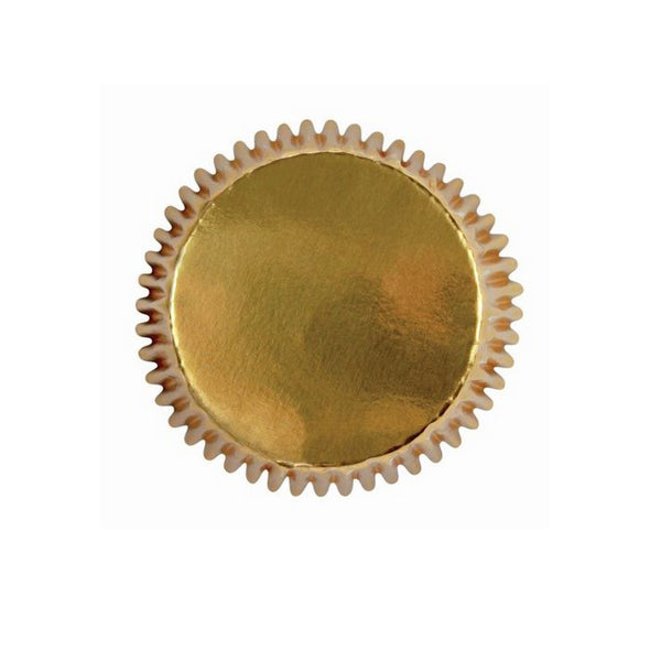 MINI Cupcakeformen, Gold, 45 Stück - Kuchenwunder-Shop