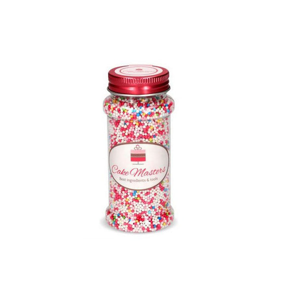 Mini-Perlen Bunt 90 g, Nonpareils - Kuchenwunder-Shop