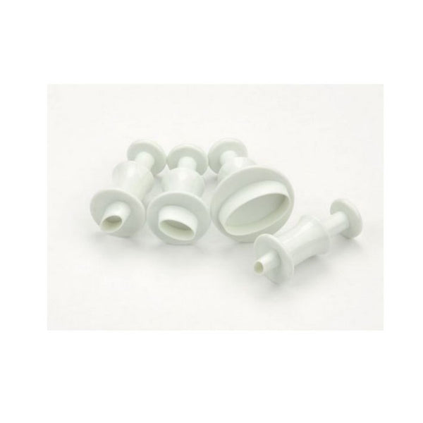Ausstecher + Stempel Oval 4er - Kuchenwunder-Shop