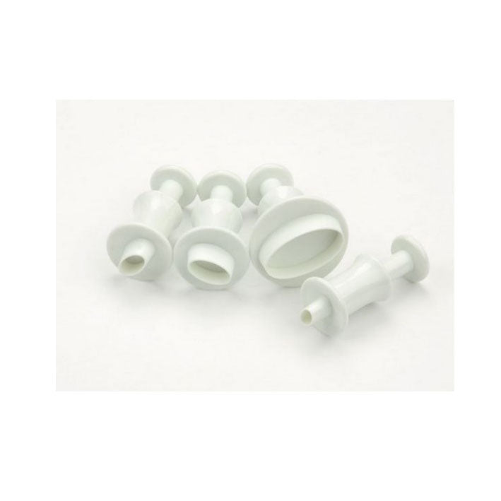 Ausstecher + Stempel Oval 4er - Kuchenwunder-Shop
