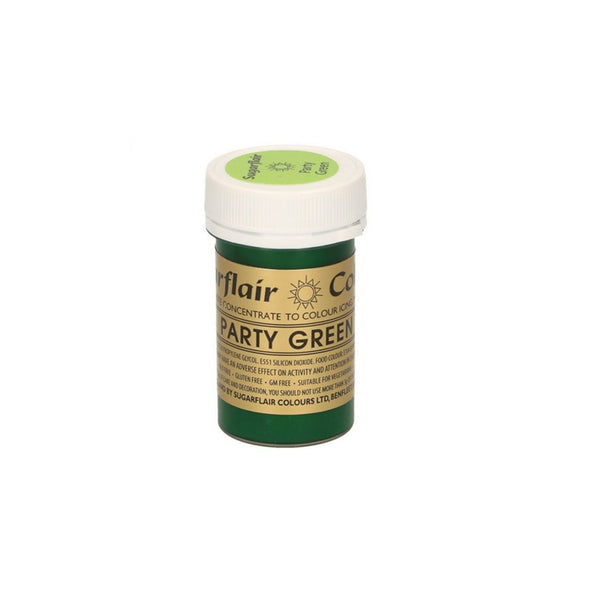 Sugarflair Paste Colour Pastel PARTY GREEN 25 g - Kuchenwunder-Shop