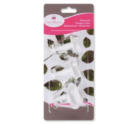 Stempel Rose 3er, Rosenblattausstecher - Kuchenwunder-Shop