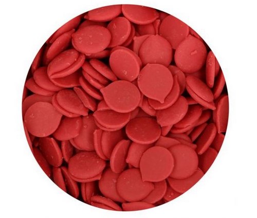 FunCakes Deko Melts, Candymelts rot 250 g - Kuchenwunder-Shop