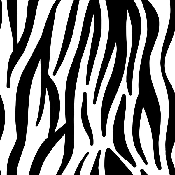 Ausdruck Muster ZEBRA auf Fondantpapier, A4-Seite