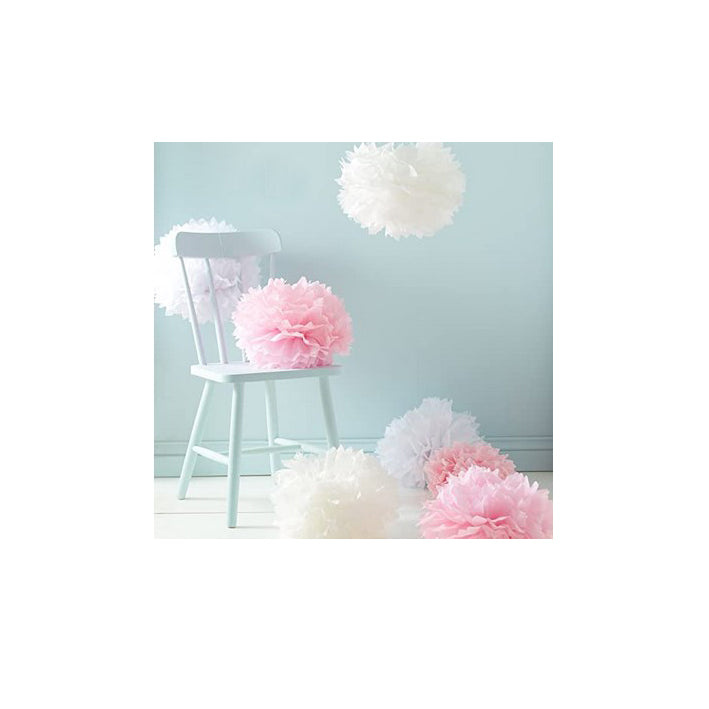 Seidenpapier Pompoms für Partydeko