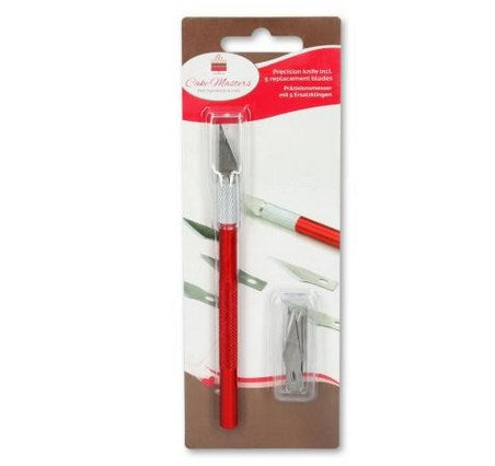 Präzisionsmesser, Messer inkl. 5 Ersatzklingen, Skalpell - Kuchenwunder-Shop