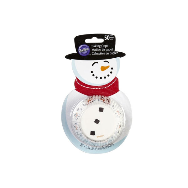 Wilton Cupcake-Backförmchen, Schneemann 50 Stück