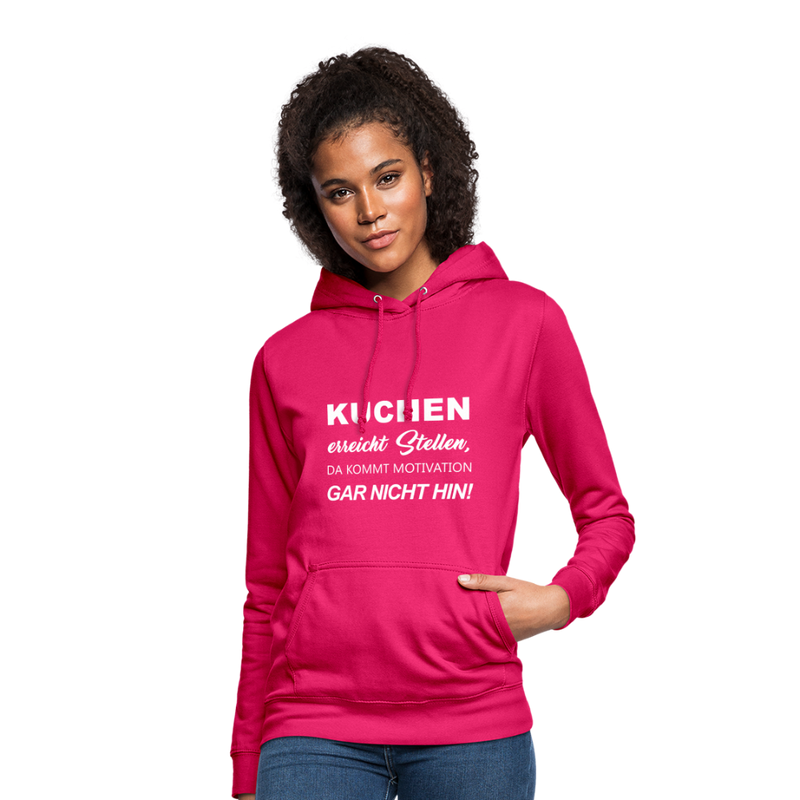 Frauen Hoodie - dunkles Pink