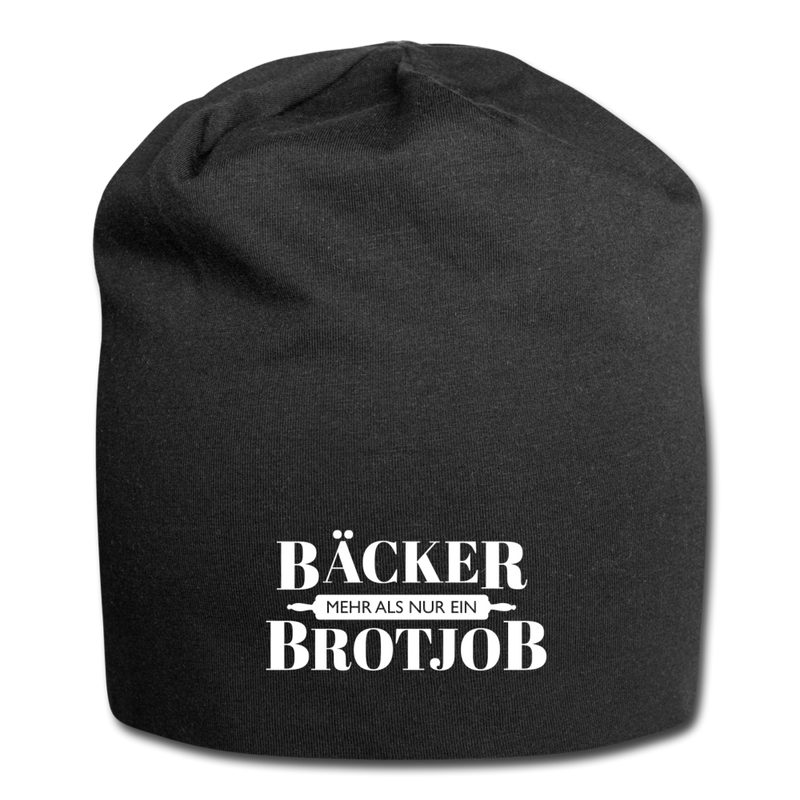 Bäcker, mehr als nur ein Brotjob - Jersey-Beanie - Schwarz