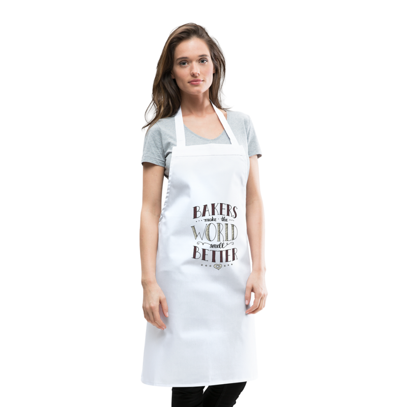 Bakers make the world smell better - Kochschürze - Weiß