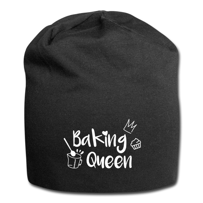 Baking Queen - Jersey-Beanie - Schwarz