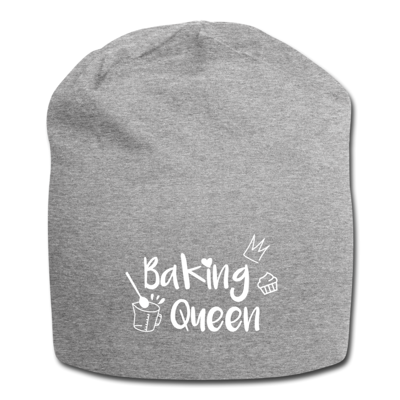 Baking Queen - Jersey-Beanie - Grau meliert