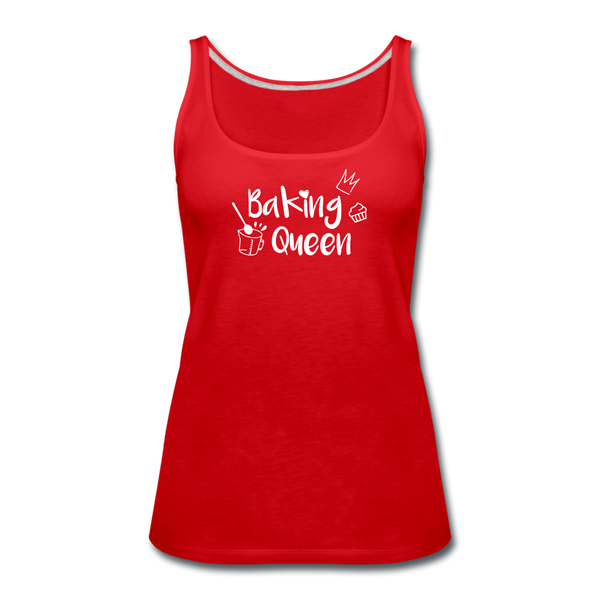 Baking Queen - Frauen Premium Tank Top - Rot