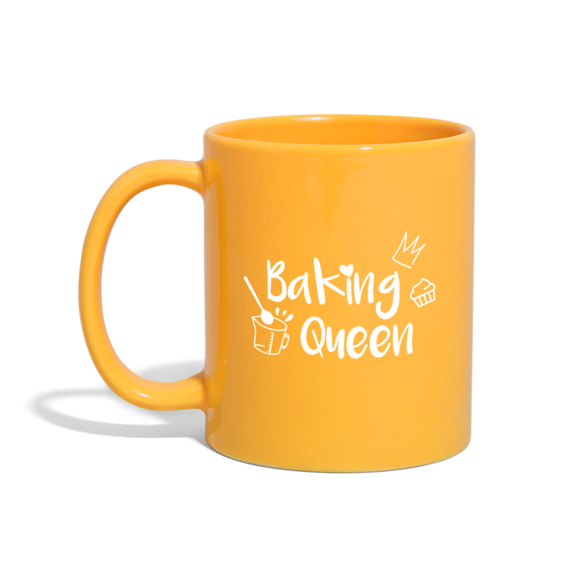 Baking Queen - Tasse - Sonnengelb
