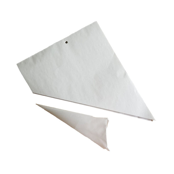 Spritztütenpapier, Stanitzlpapier, Faltpapierblock für Spritztüten (100 Stück) - Kuchenwunder-Shop