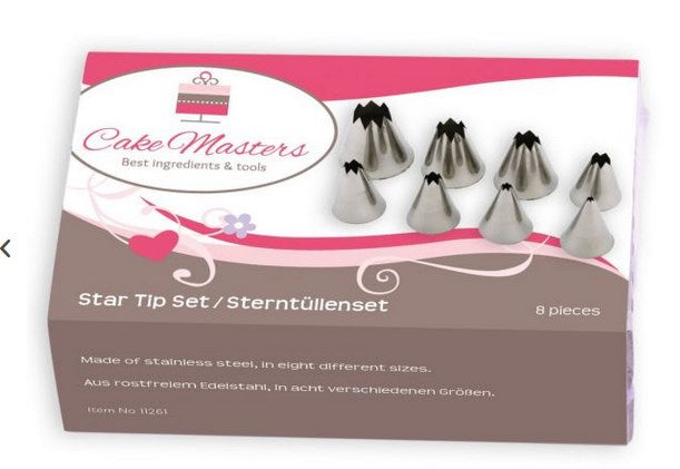 Cake-Masters Sterntüllenset 8tlg. - Kuchenwunder-Shop