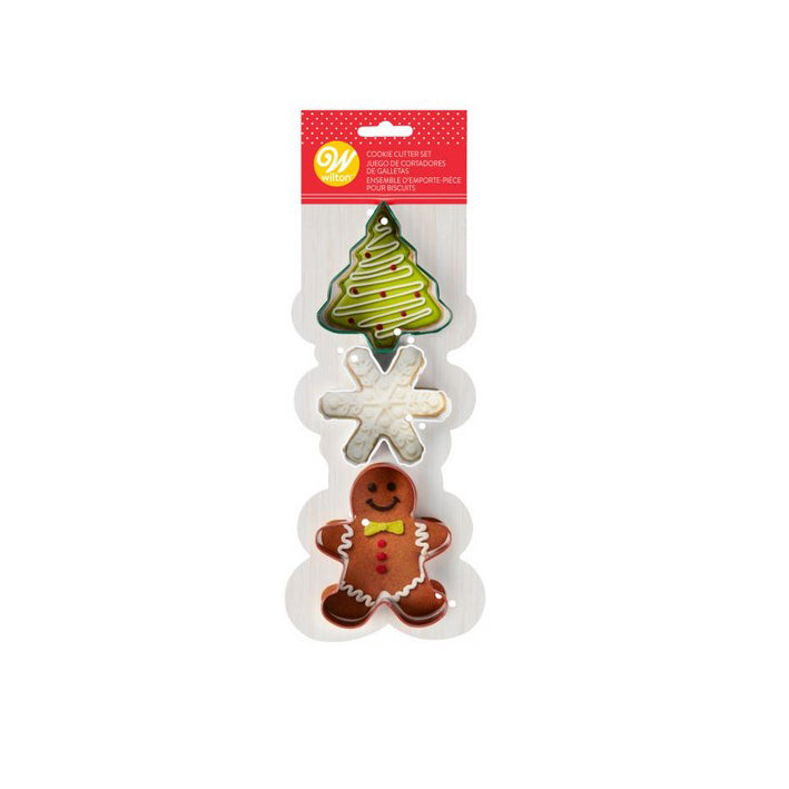 Ausstecherset Weihnachten 3-teilig - Kuchenwunder-Shop