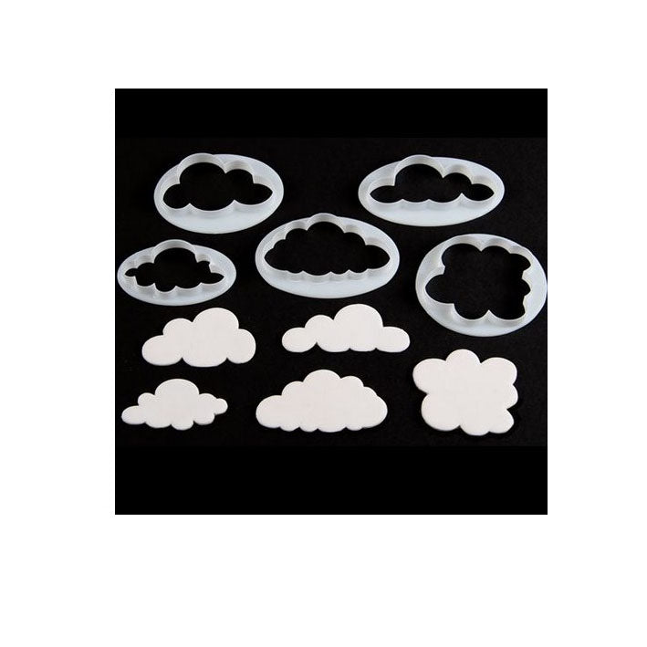 Keksausstecher Set Wolken - Kuchenwunder-Shop