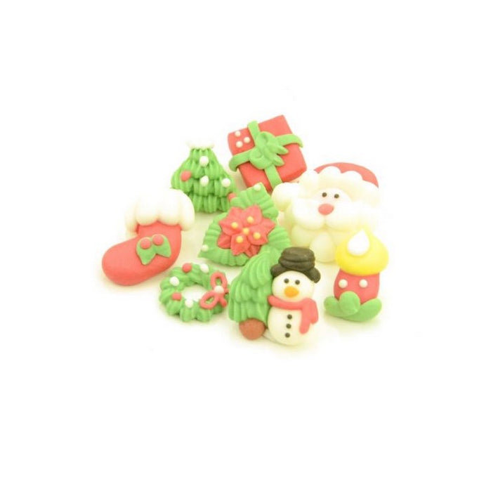 Zuckerdekoration, Zuckerfiguren Weihnachten, Christmas